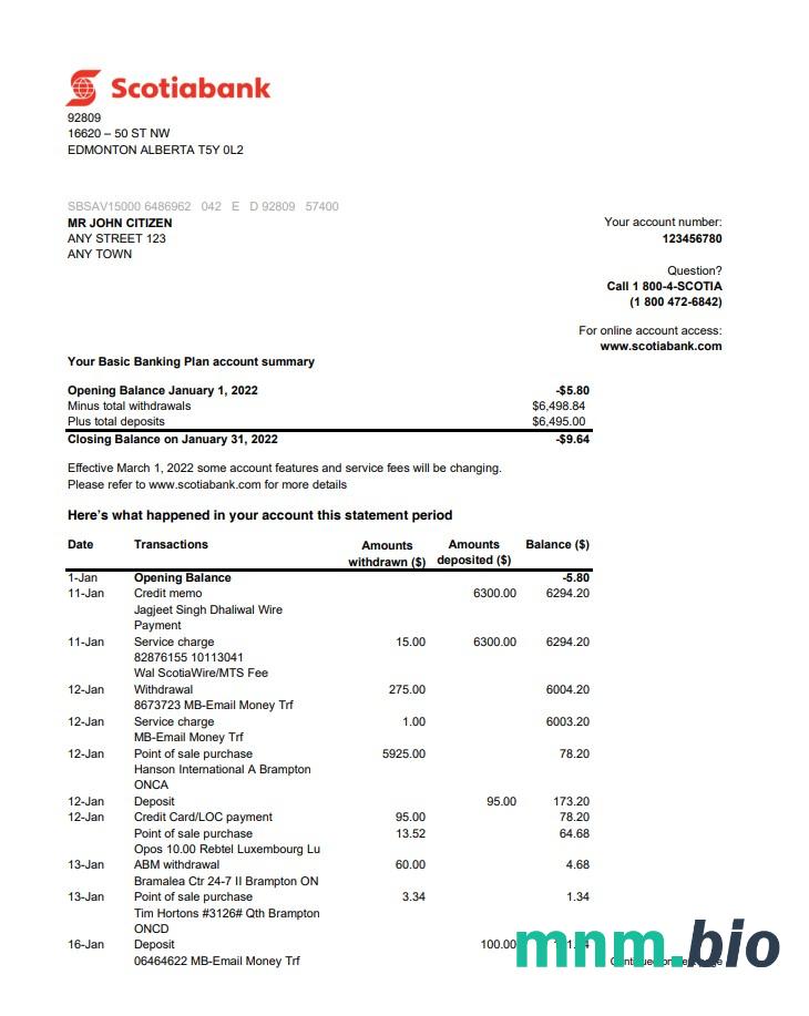 Australia Rural bank dowód adresu szablon oświadczenia w formacie Word i PDF